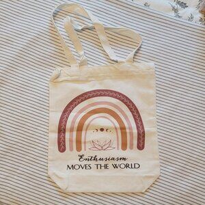 Ignite Your Passion with This Colorful Canvas Tote Bag!